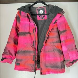 Volcom girls ski jacket youth 10. Very good condition